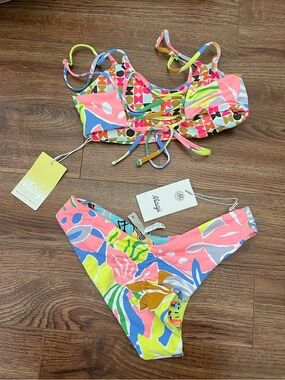 Maaji reversible colorful bikini